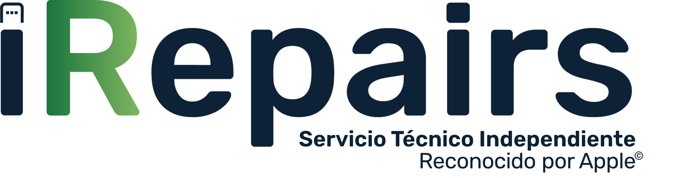 Logo iRepairs - Reparacion de iPhone, iPad y MacBook en Barcelona