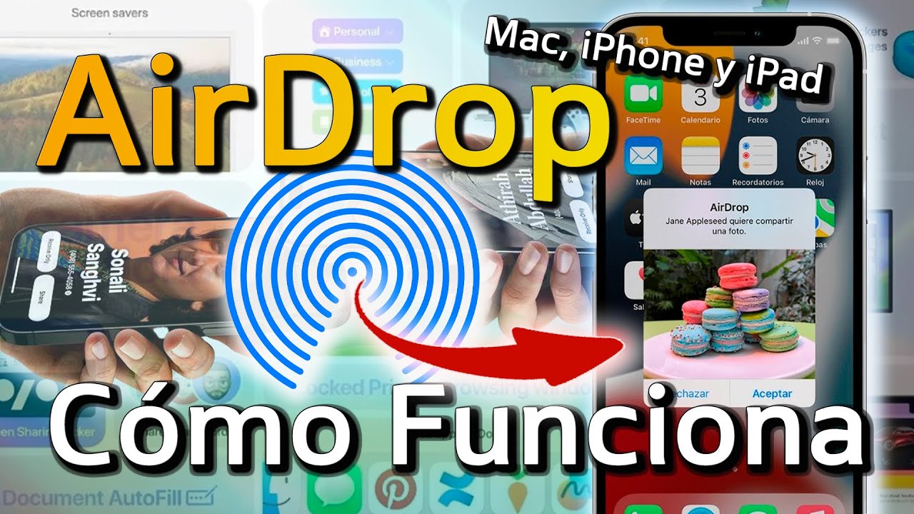 Cómo hago Airdrop de un iPhone a un MacBook